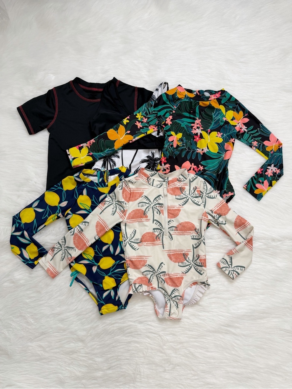 Girls Toddler Size 4T BUNDLE (5) Swimsuits